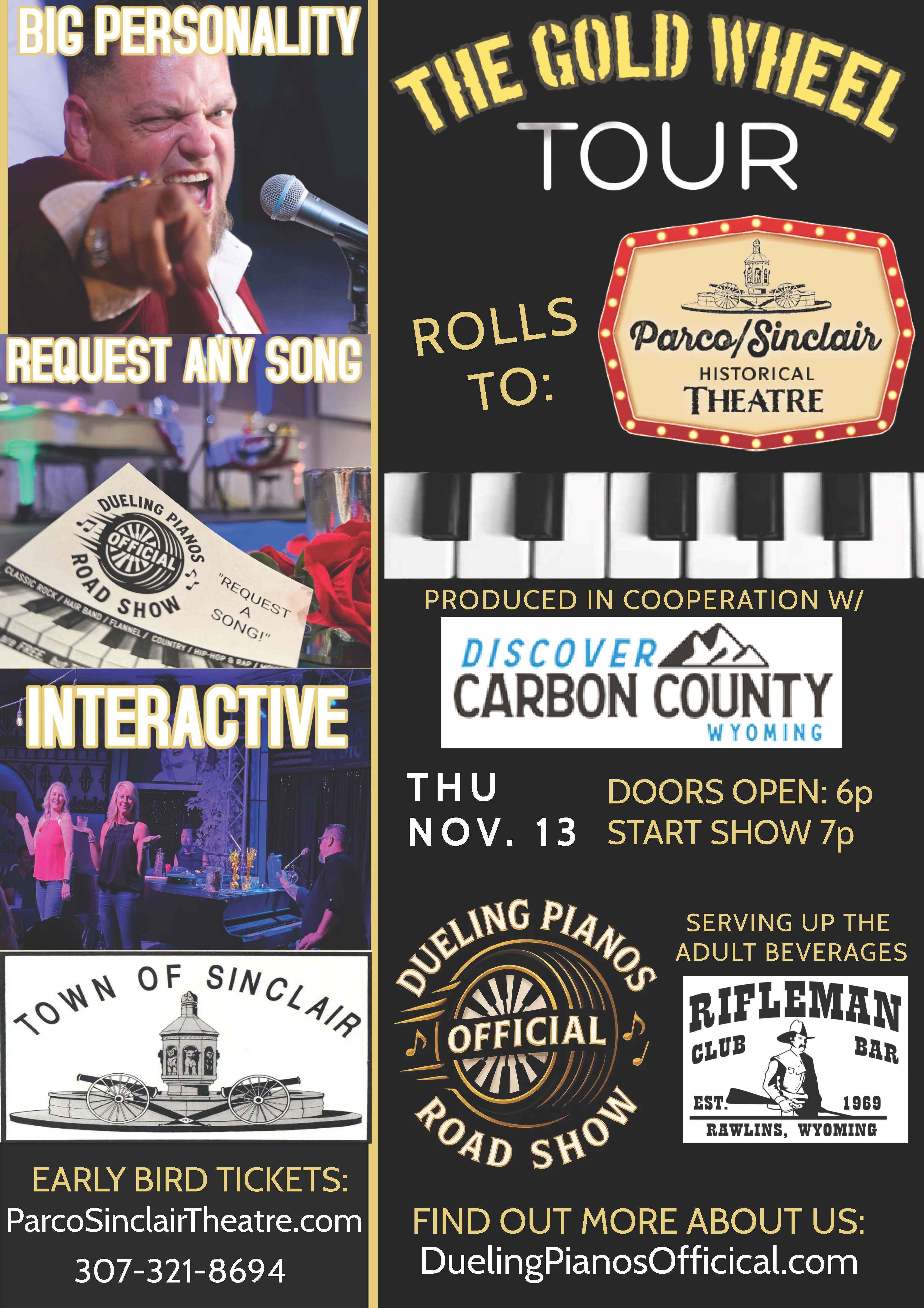 "Dueling Pianos Gold Road Show" Concert