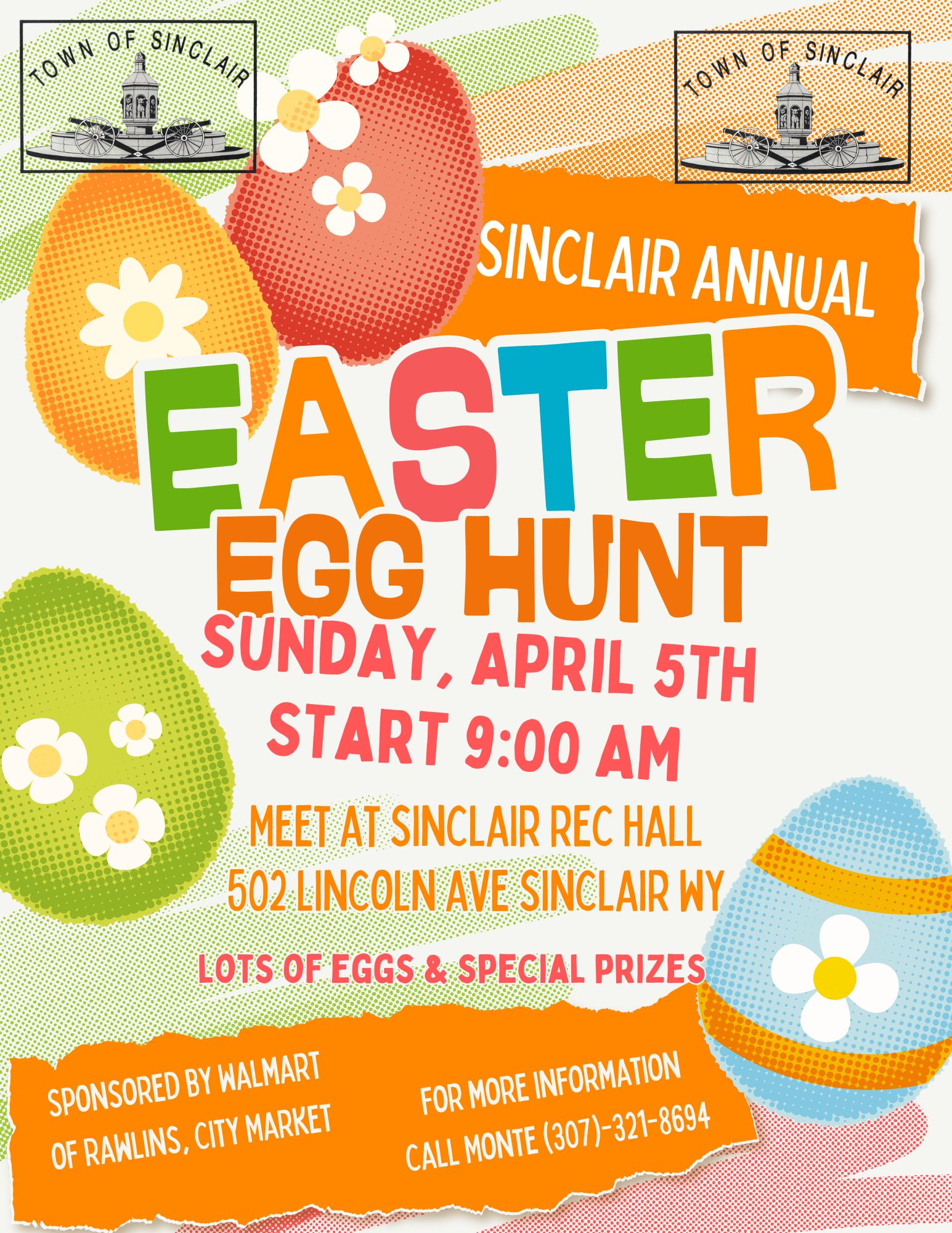 2026 Town of Sinclair Annual Easter Egg Hunt