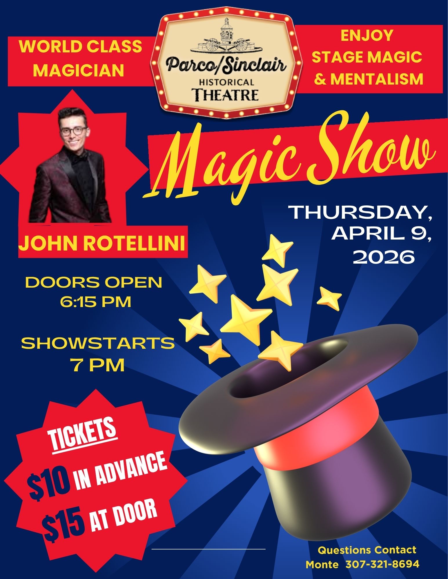 MAGIC SHOW - Parco/Sinclair Historical Theatre