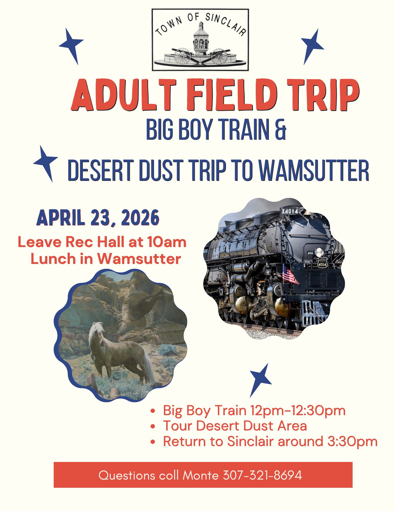 Sinclair Adult Field Trip to Wamsutter, WY to see "Big Boy" & "Desert Dust" site