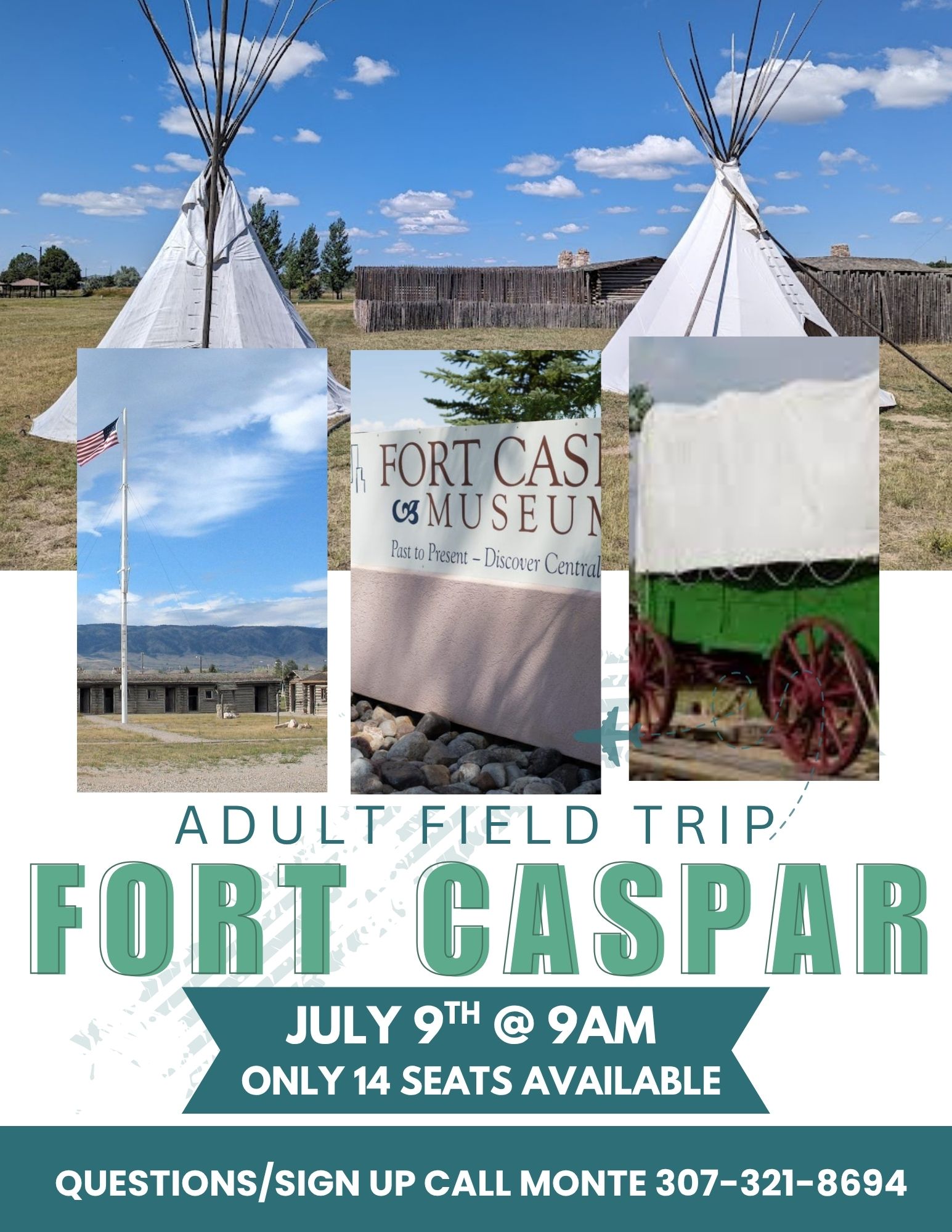 Adult Field Trip to Ft. Caspar Site & Museum