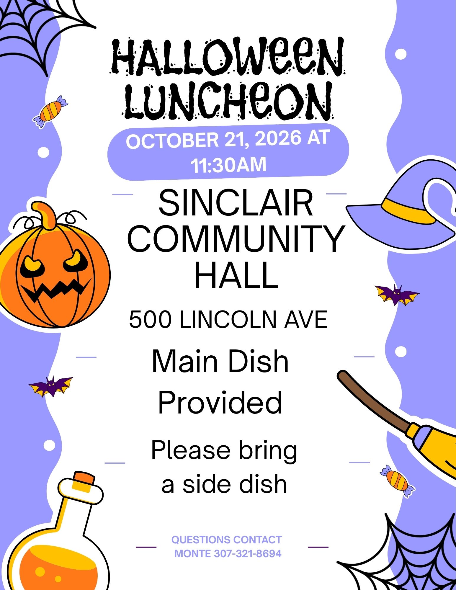 Sinclair Halloween Town Luncheon