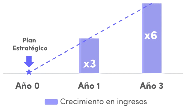 x3 Año 1, x6 Año 3