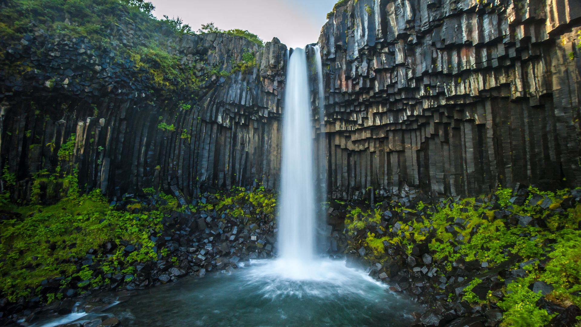 vodopád Svartifoss