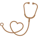 Stethoscope forming a heart — Holistic Intake