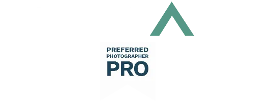 CubiCasa logo with text below: Preferred Photographer Pro badge in blue and green.