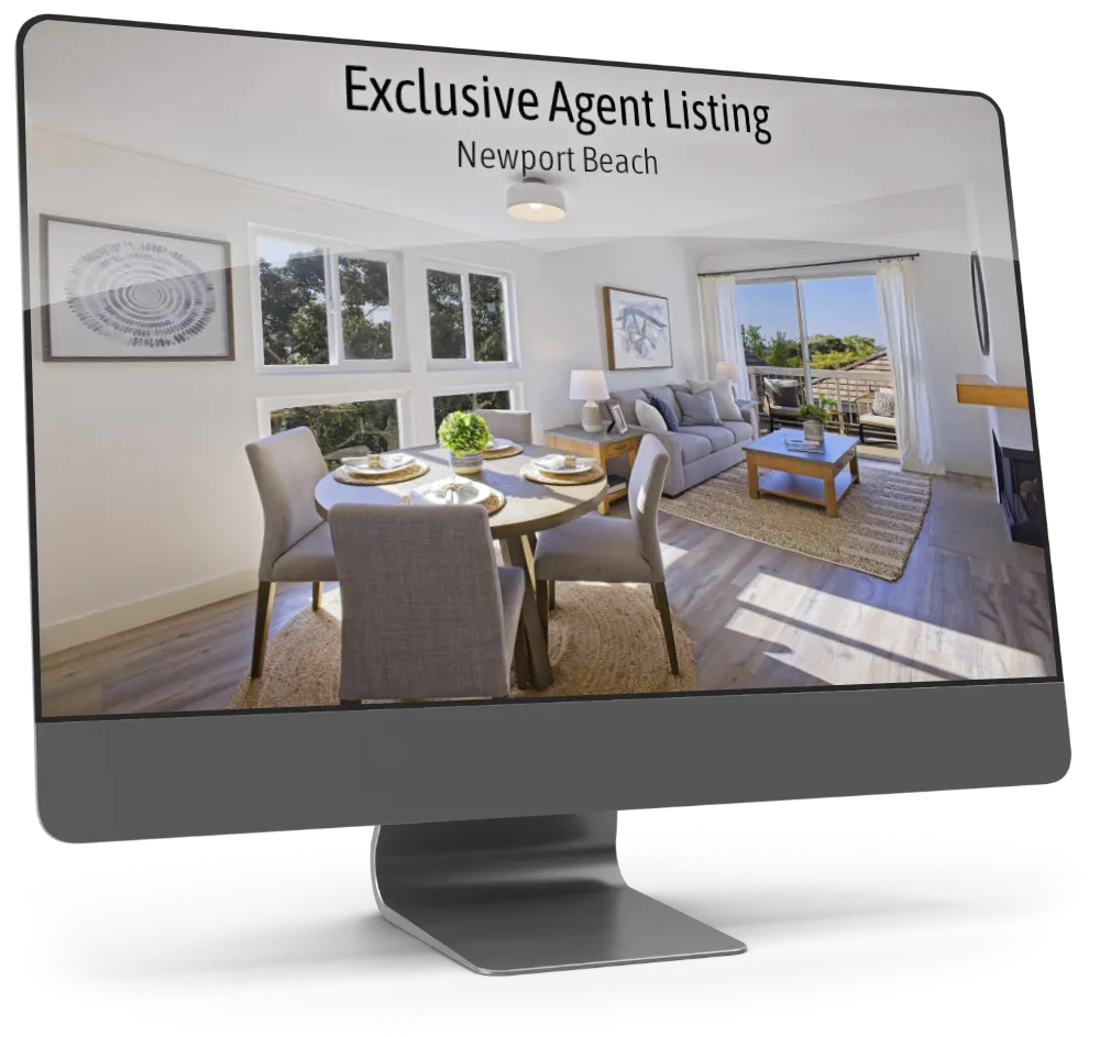 Bright living room and dining area with large windows, sofa, coffee table, and balcony doors.