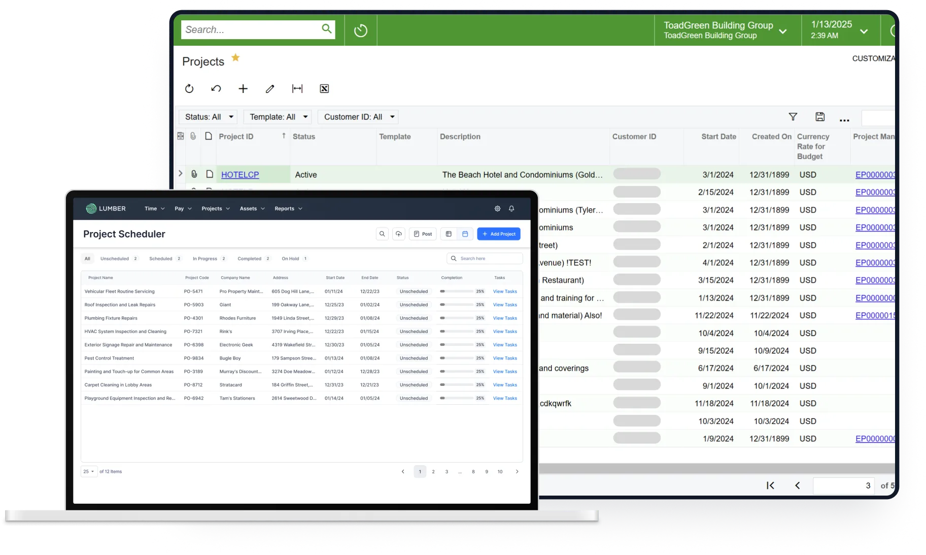 Lumber + Acumatica Integration