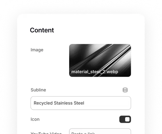 Liquify Pro supports Shopify Metafields