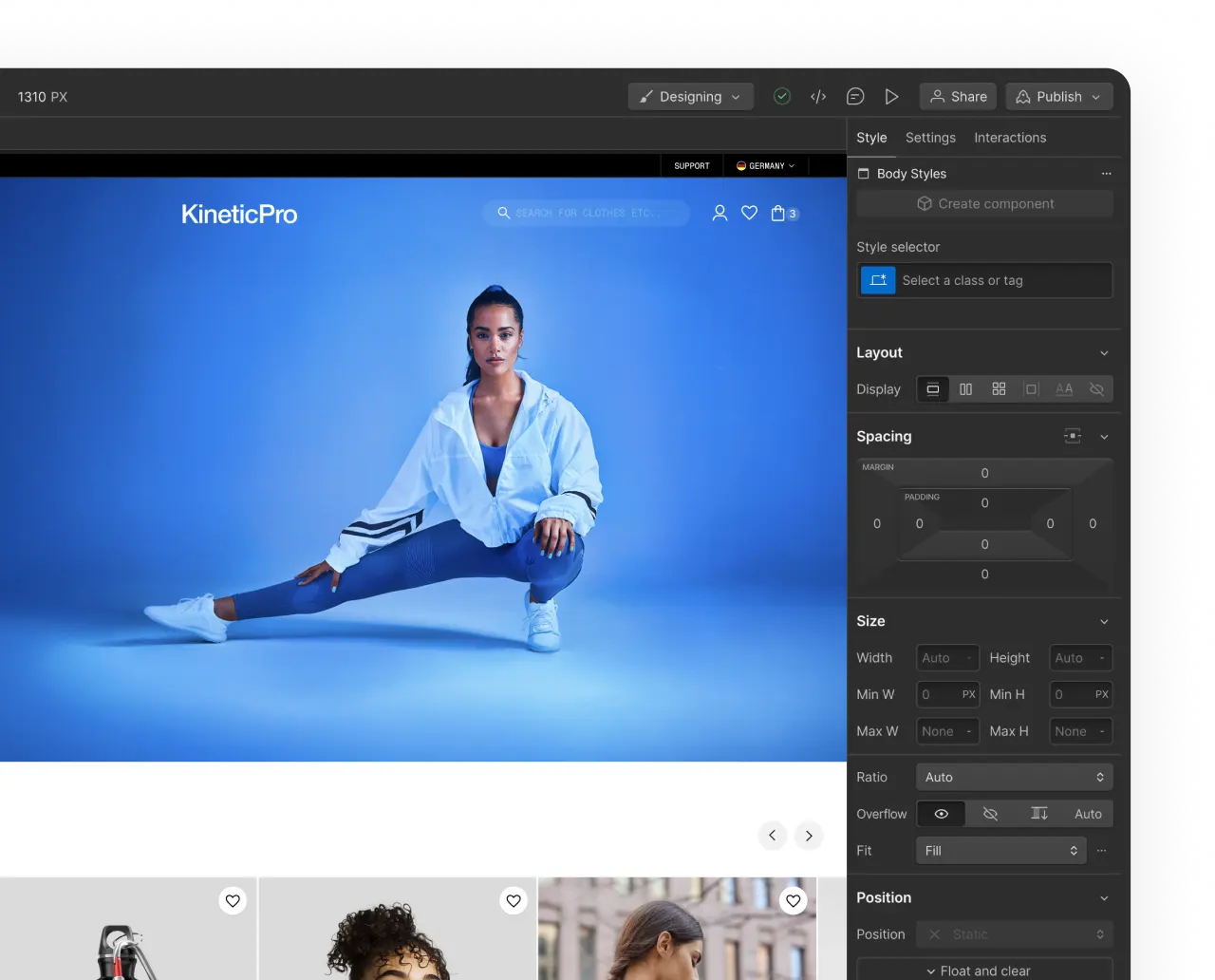 Build your dream Section with Webflow for Shopify