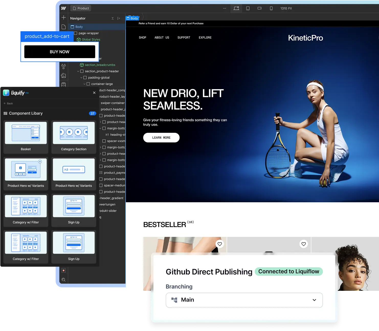 Use Webflow as the Theme-Builder