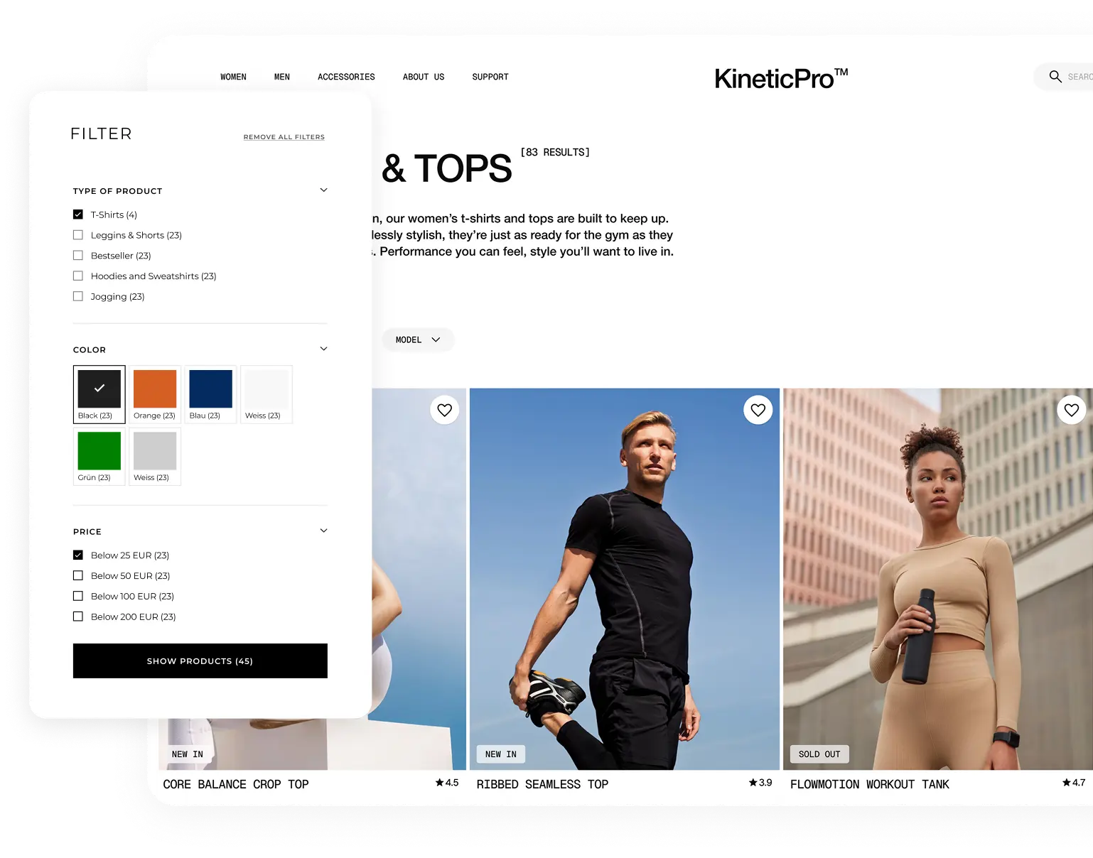 Liquiflow Features for Shopify Collection Pages