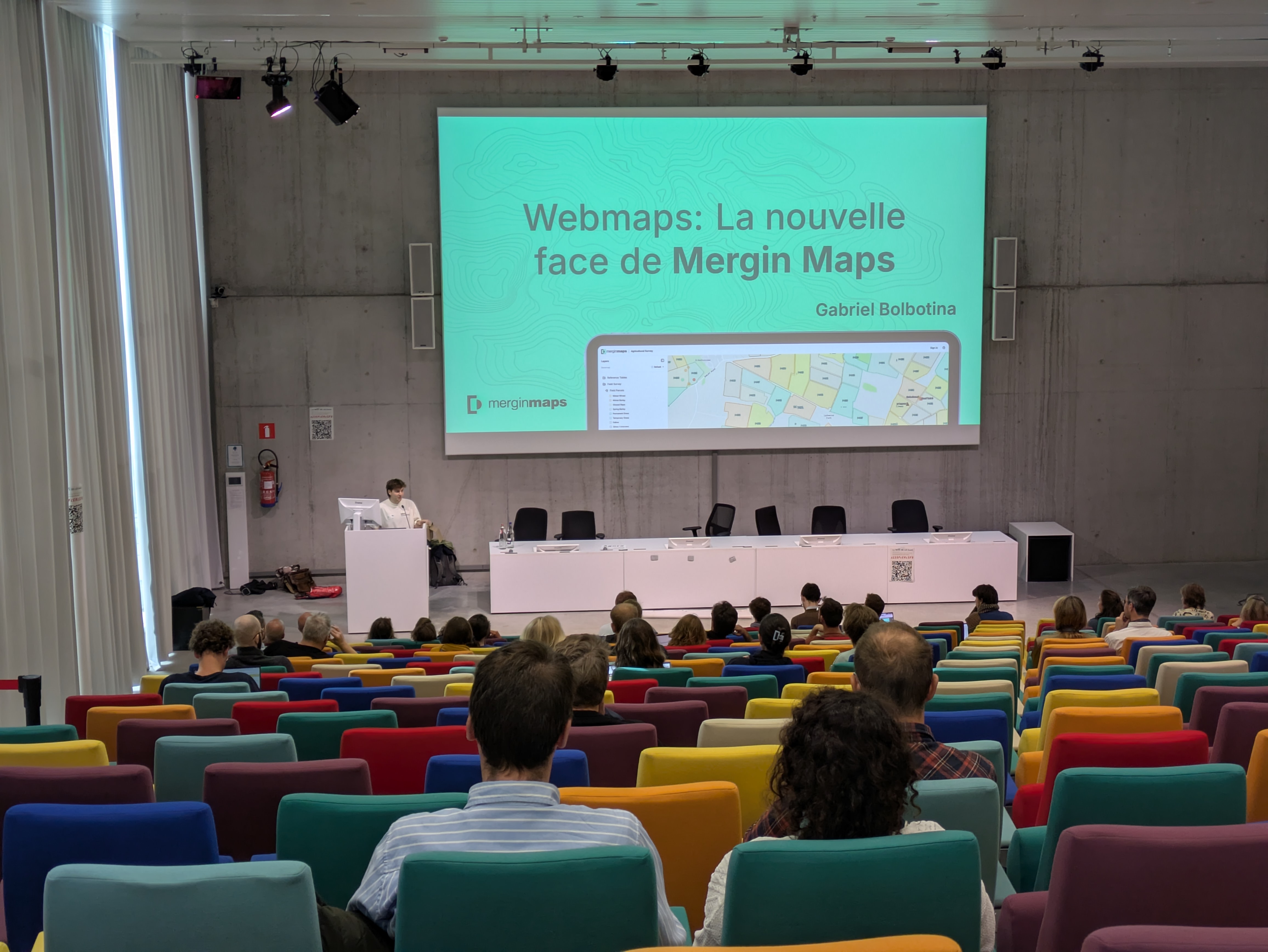 Mergin Maps blog -  Connecting with the open-source community at FOSS4G Belgium