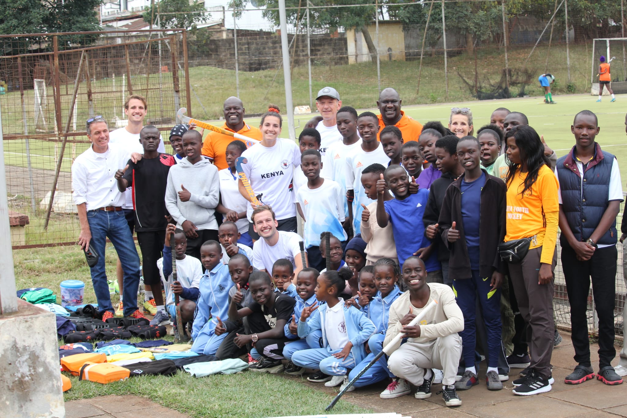 Win-Win-Win in actie: Sportdag met Frédérique Matla in Kenia