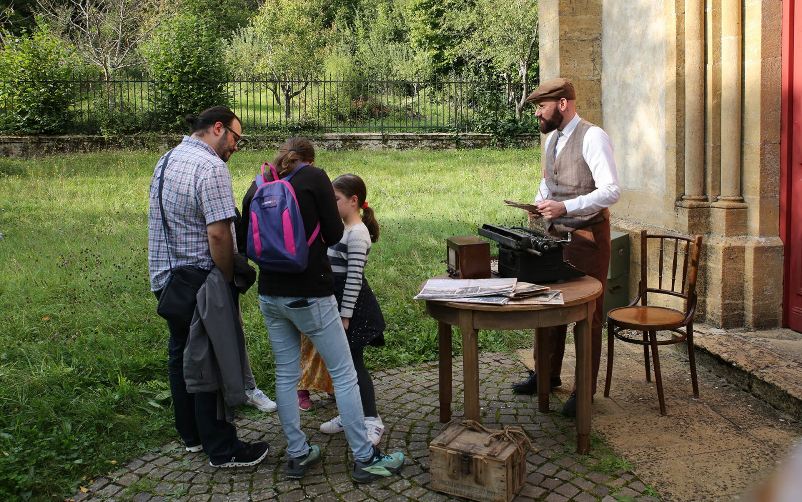 game master d'un escape game medieval