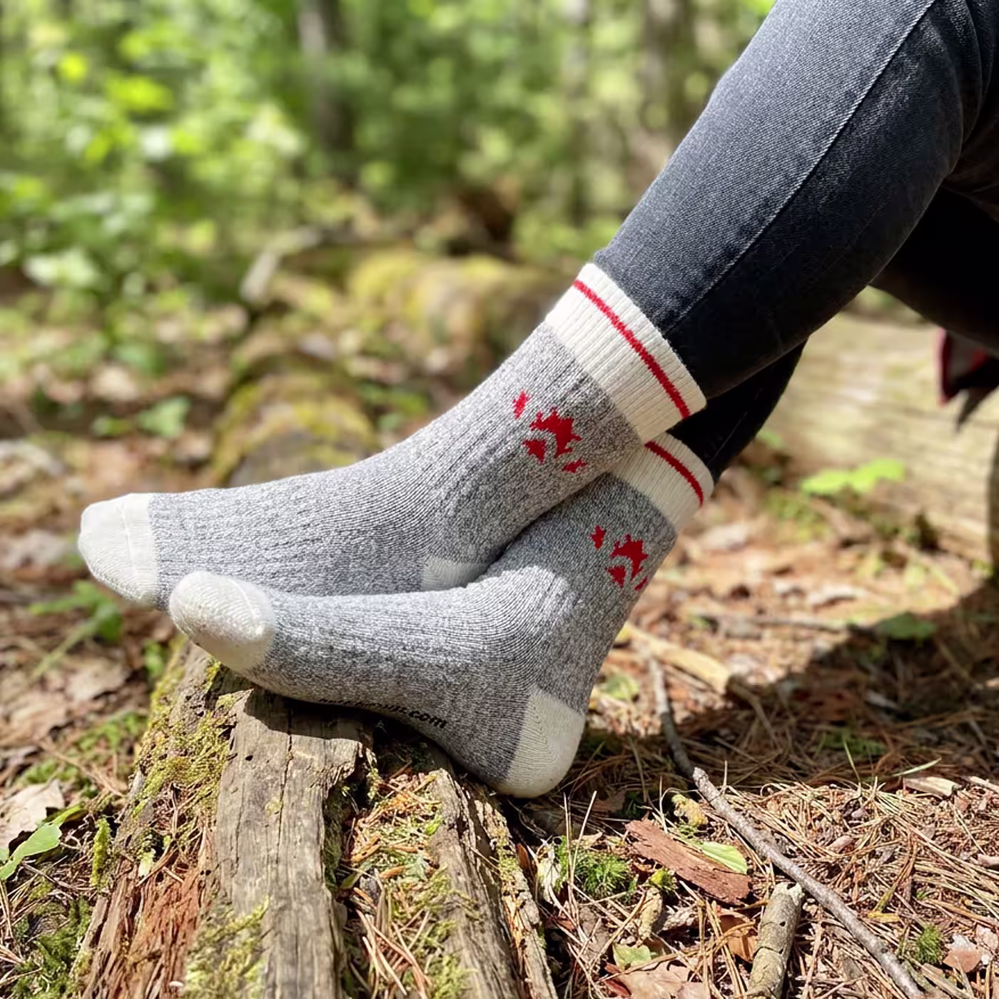 The foot of a man with premium quality green custom dress socks
