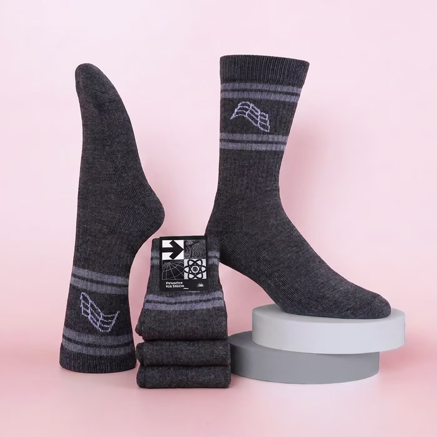 an image of a pile of colorful custom dress socks