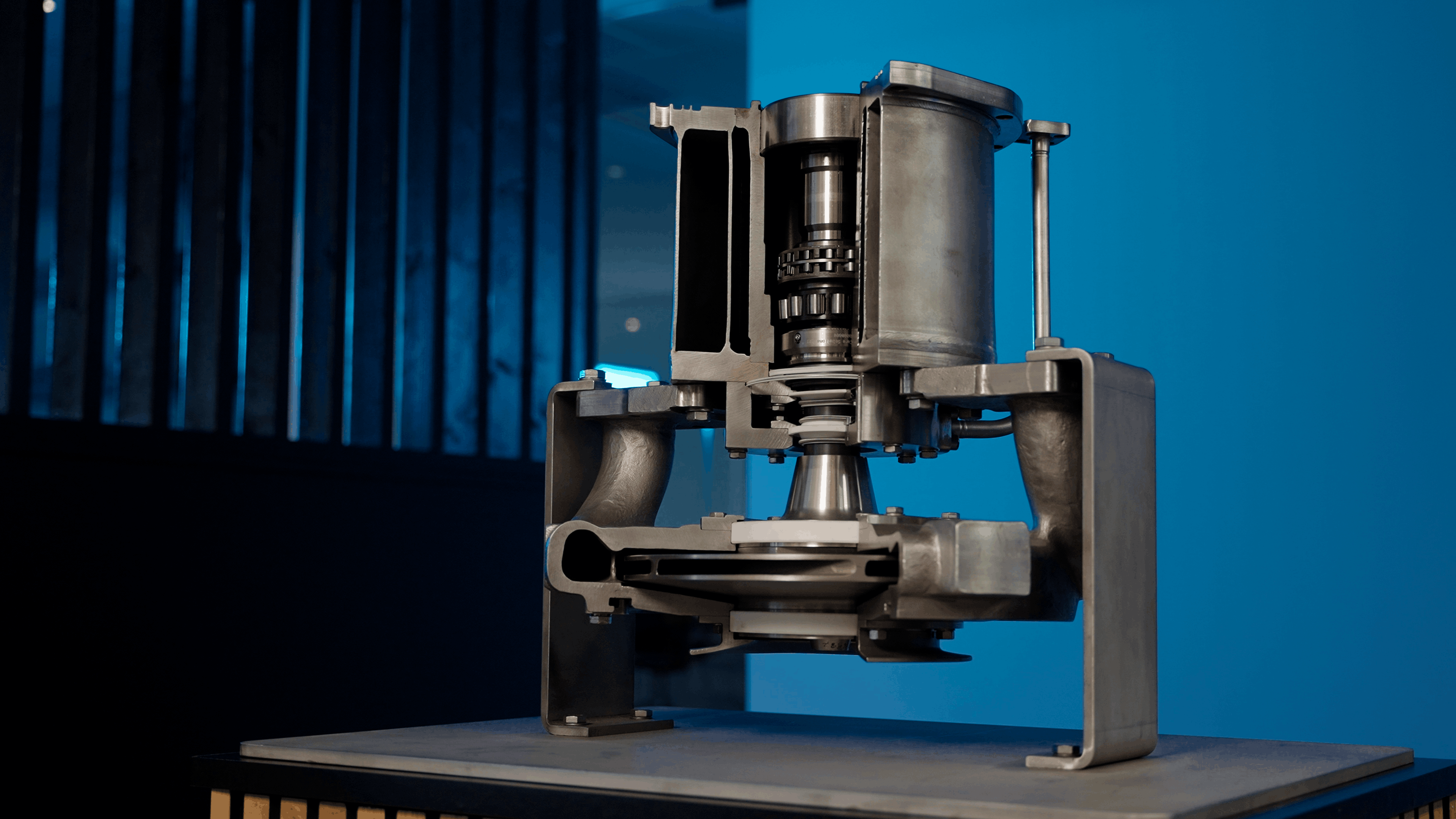 Deep well cargo pump system