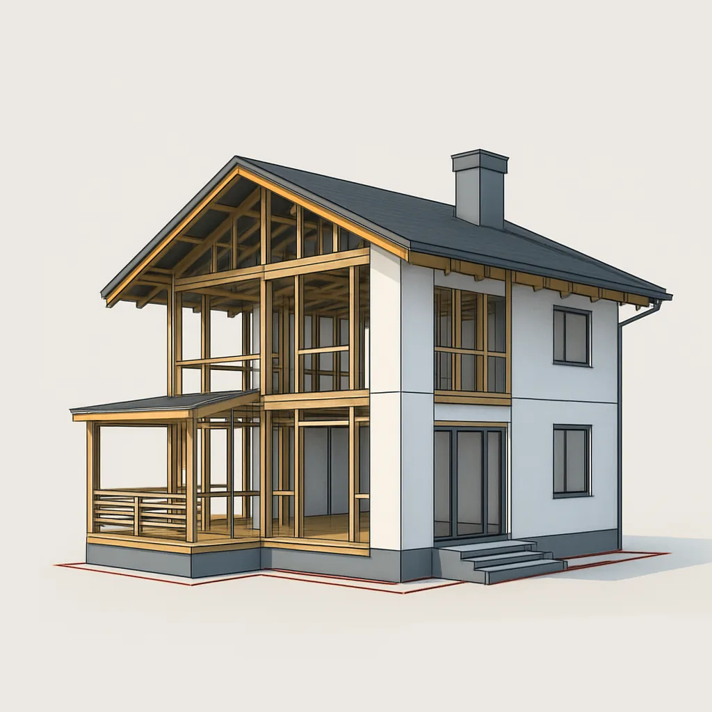 BIM model of a house