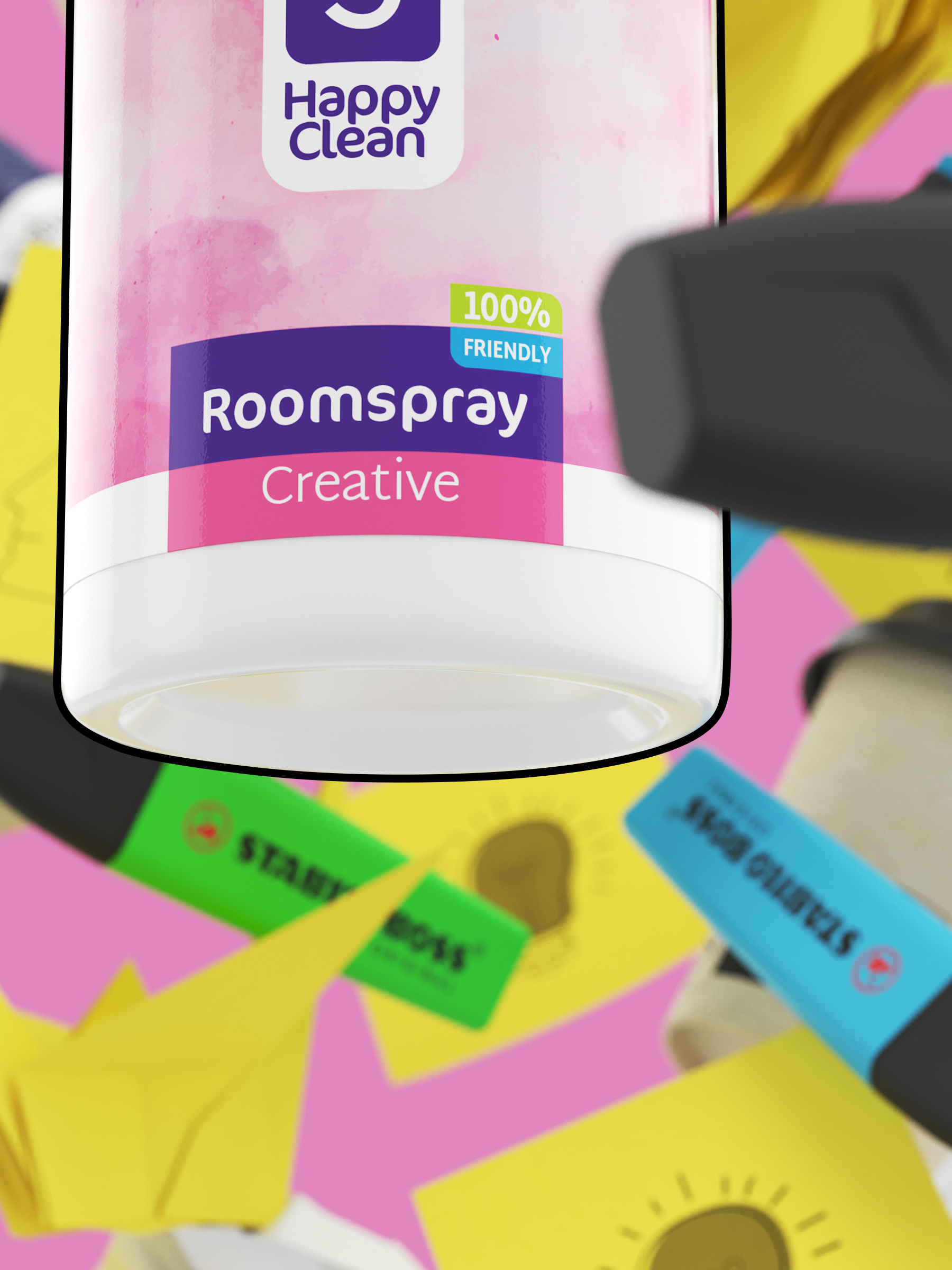 promotional visual of a roomspray