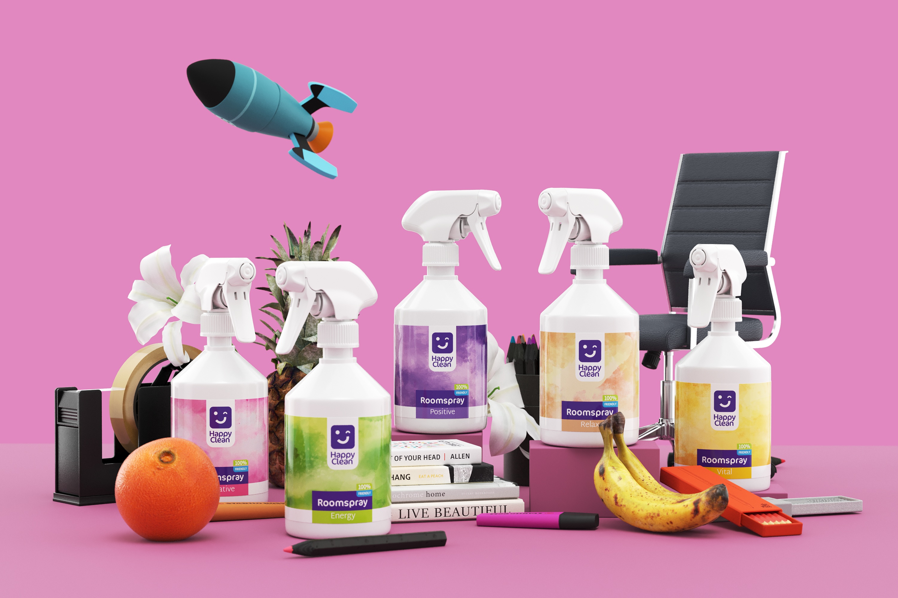 promotional visual of a roomspray