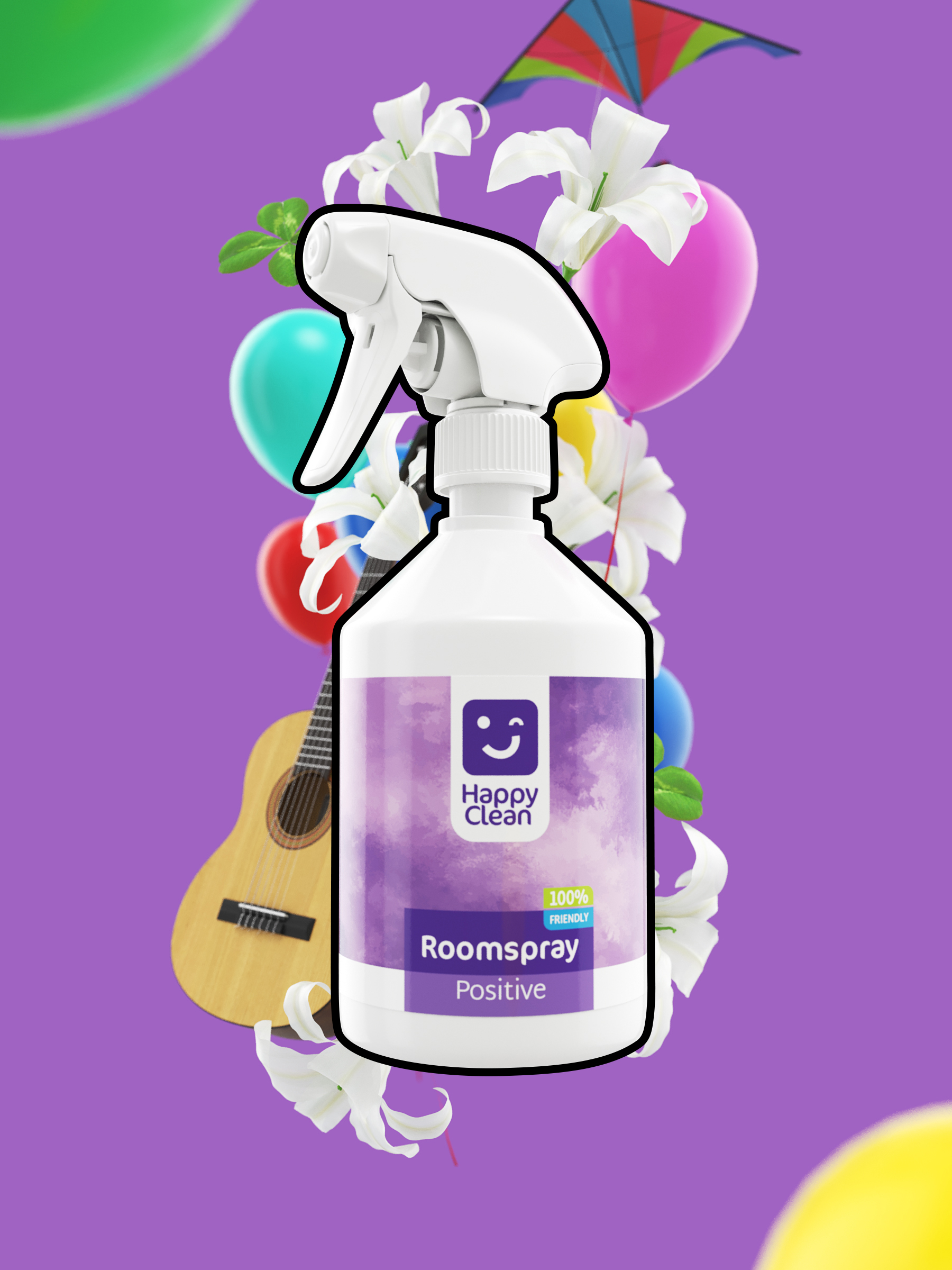 promotional visual of a roomspray