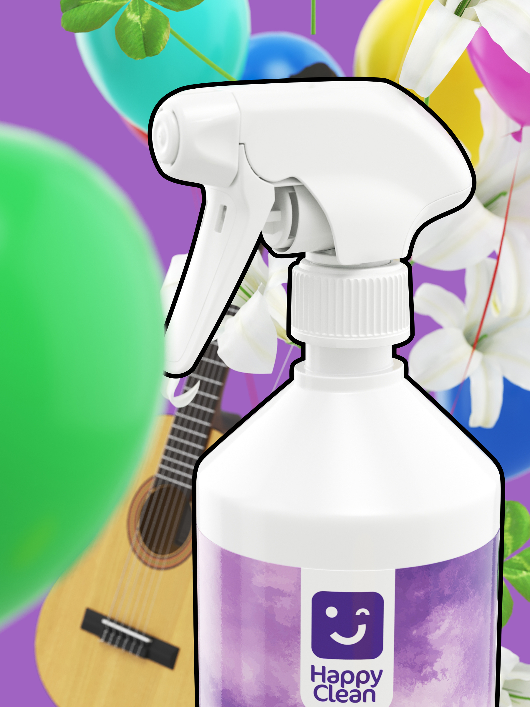 promotional visual of a roomspray