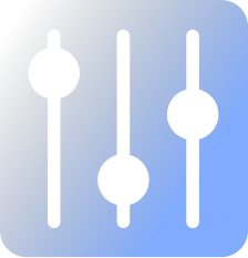 A blue shield icon featuring a graphical representation of a network node. The design suggests themes of security and protection, potentially relating to customizable data retention with transparent InfoSec policies and enterprise SSO authentication (SAML 2.0/OAuth 2.0).