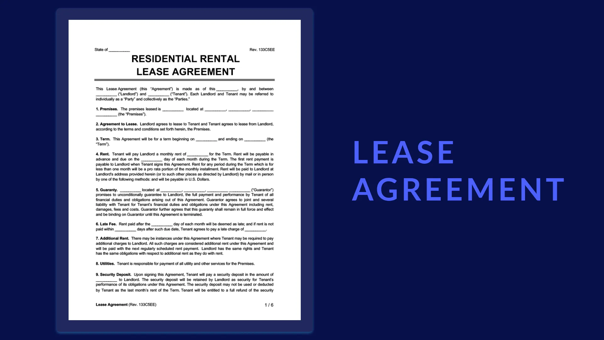 :Lease Abstract Form