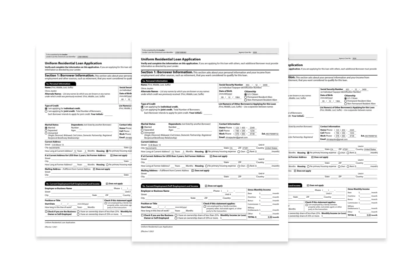 1003 Mortgage Application