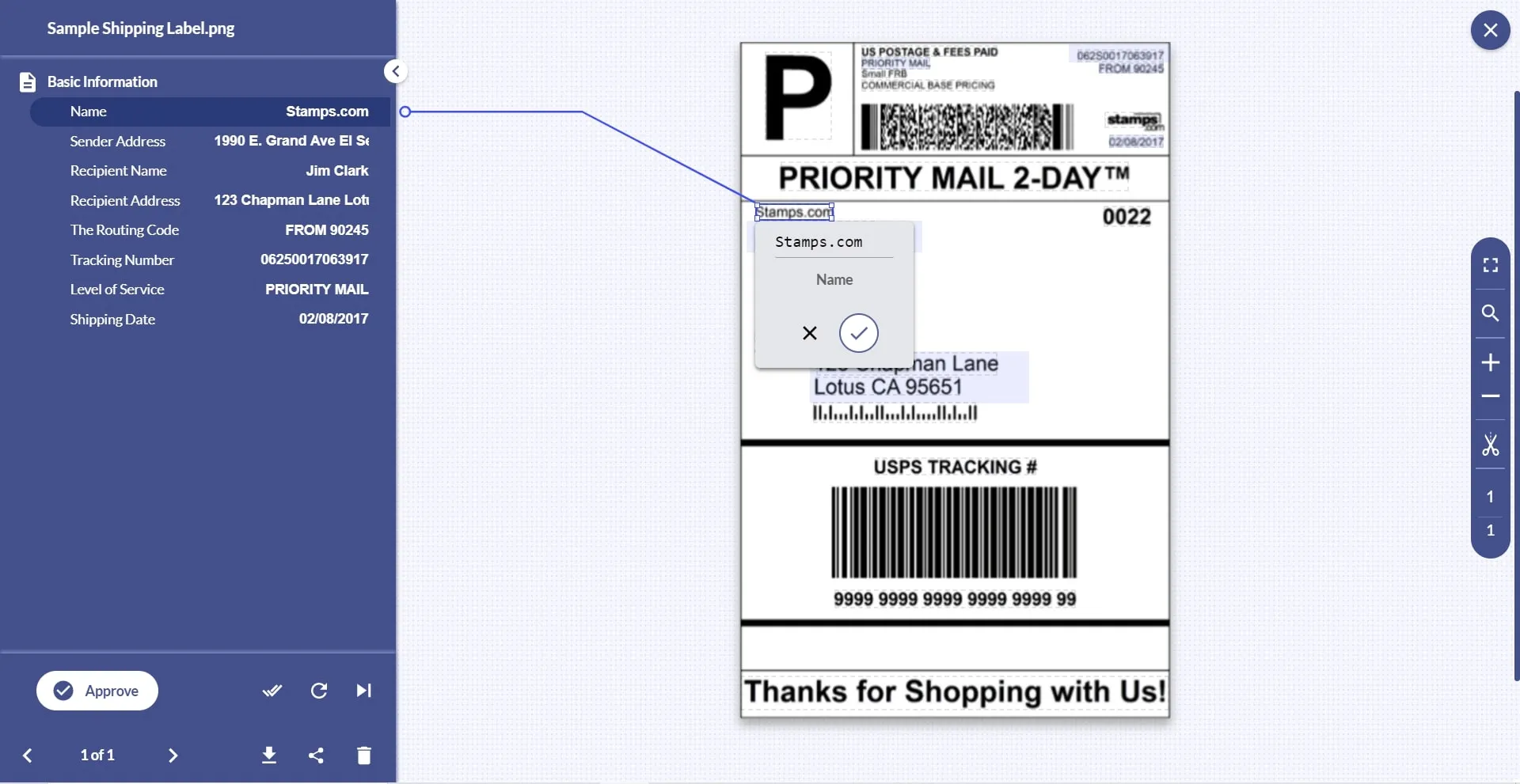 With Docsumo, free up your essential resources by automating shipping labels processing with 98% accuracy.