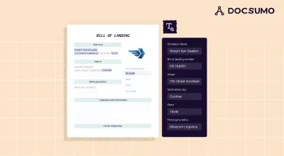 OCR for Bills of Lading: How OCR Simplifies Data Extraction from Bills of Lading
