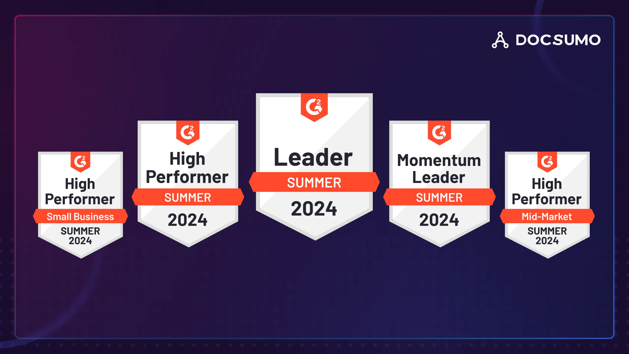 8 Badges, 1 Mission: Docsumo Leads the Pack in G2's Summer 2024 Ratings