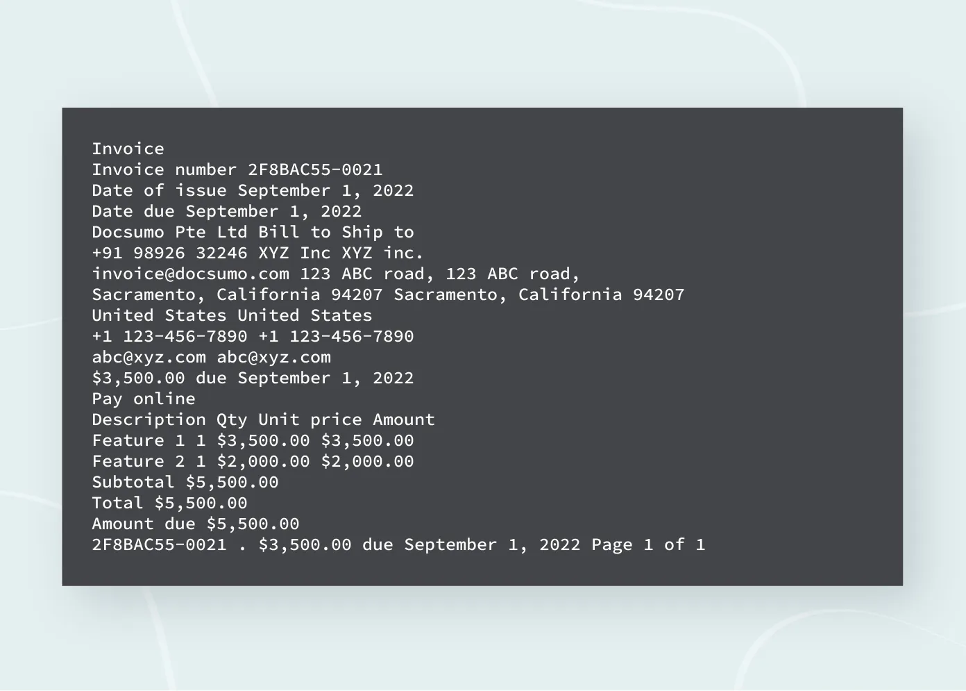 OCR data converted to reading order