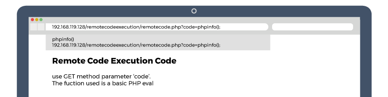 Remote Code Execution example