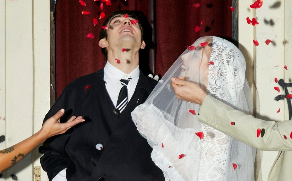 Pareja el día de su boda