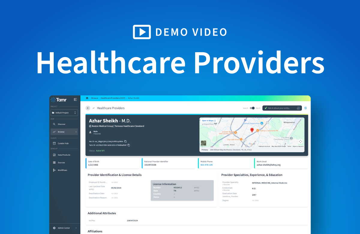 Healthcare Providers Data Product Video