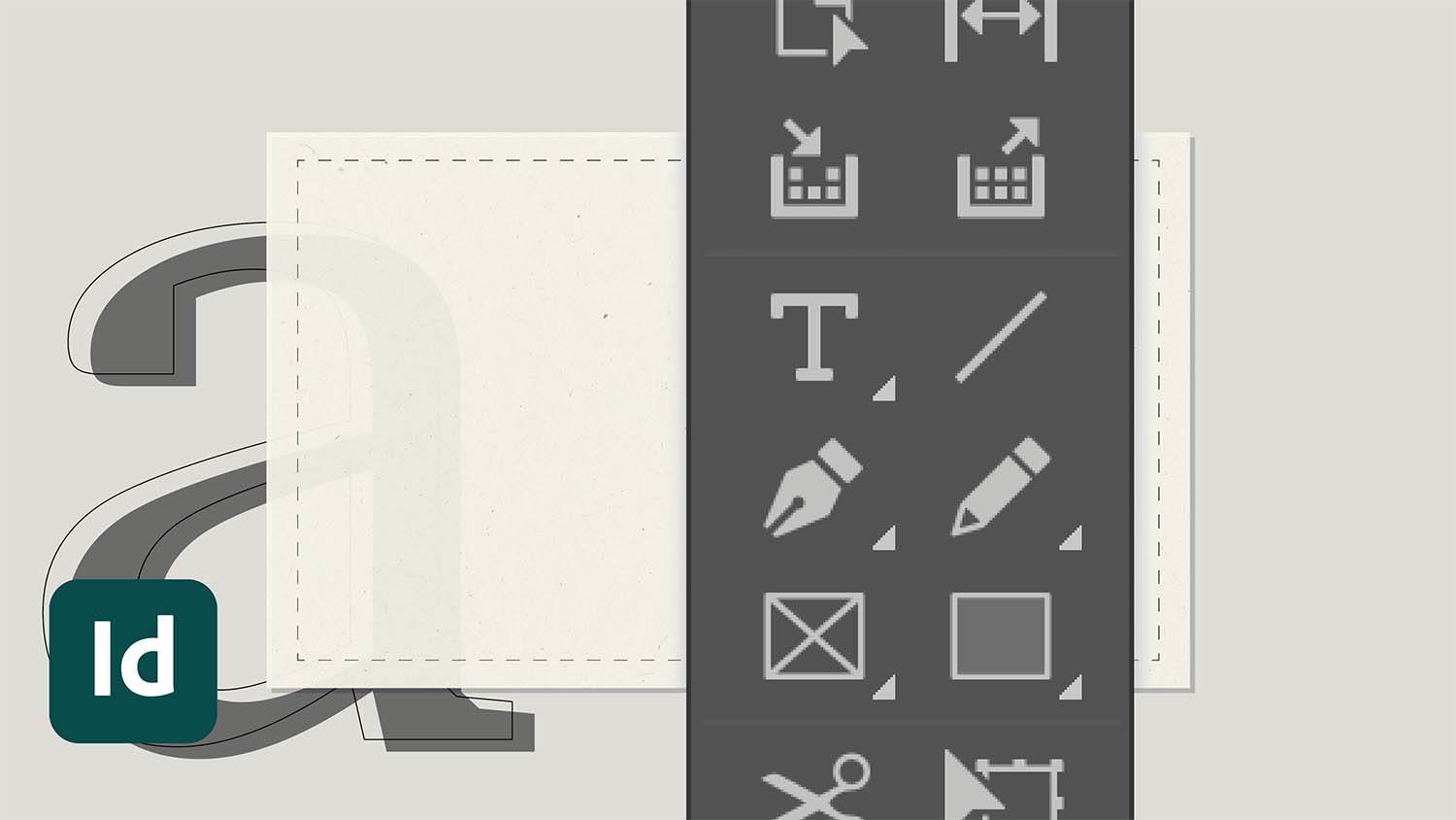 InDesign user interface and toolbars