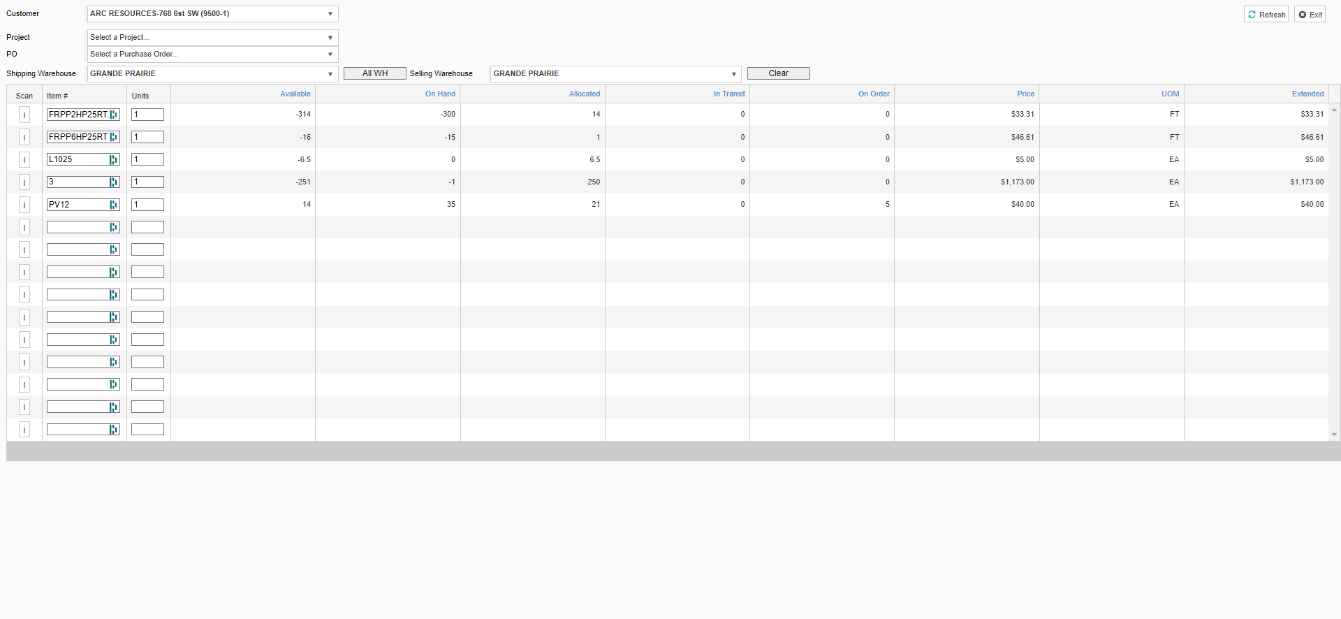 Inventory Replenishment