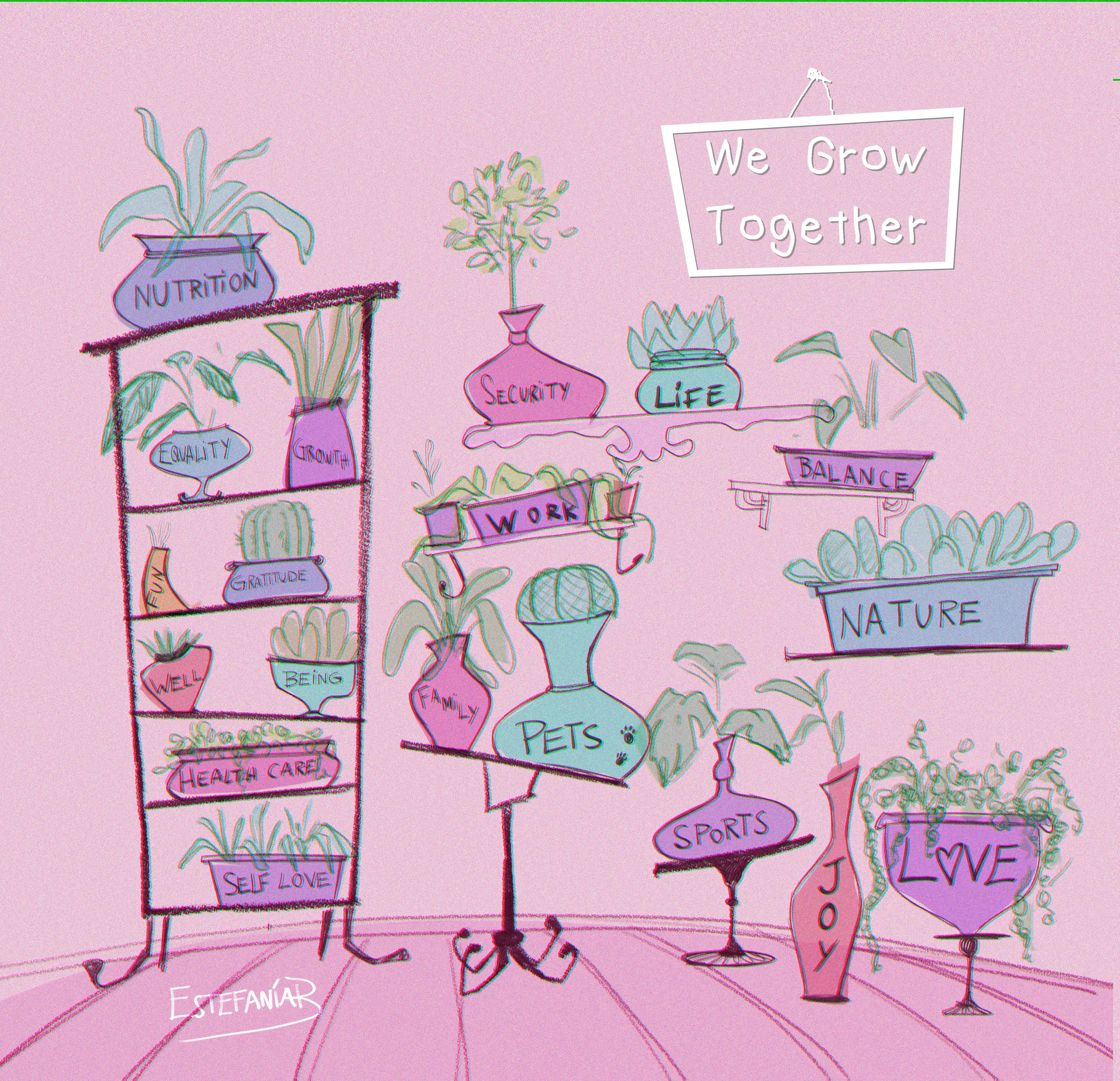 We grow together, creative jam 5.0, Estefania XImena Bravo Suazo