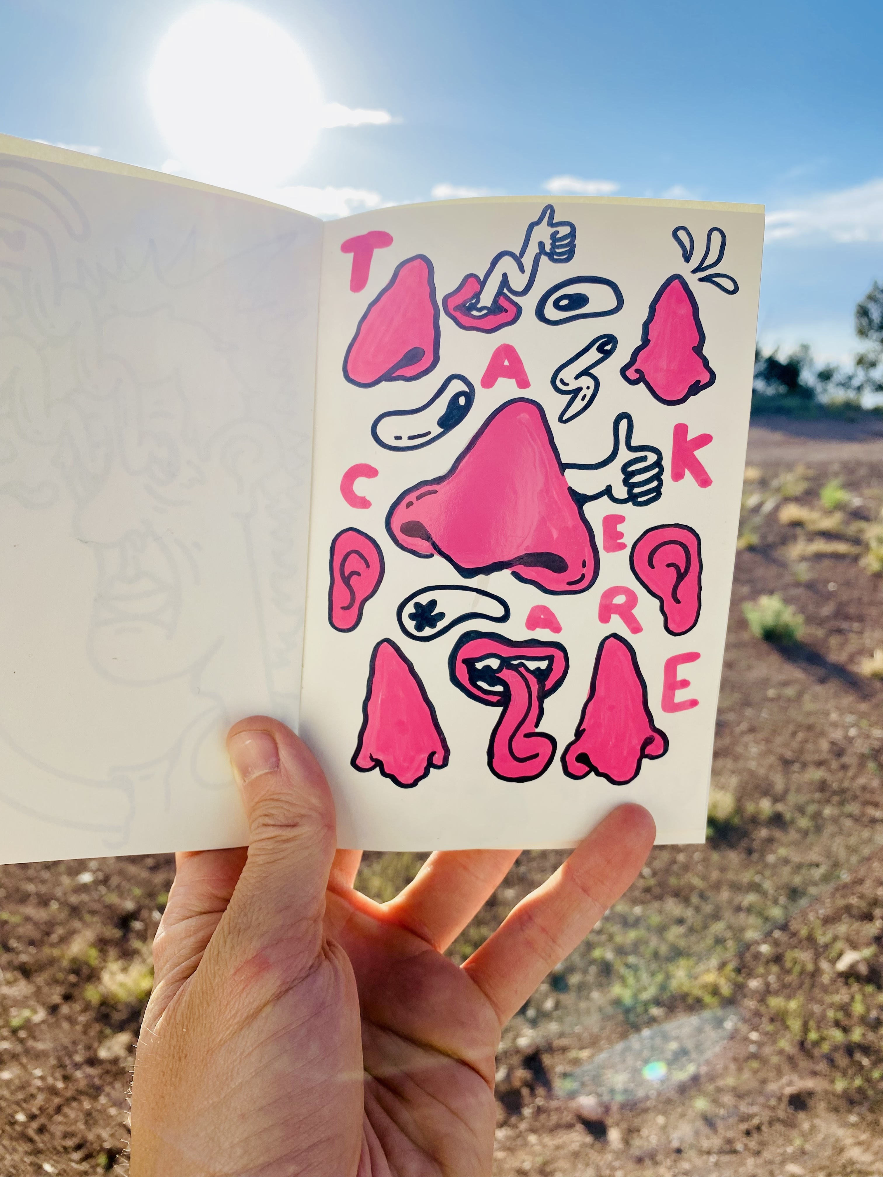 Booklet page 2, creative jam 5.0, Jef Caine