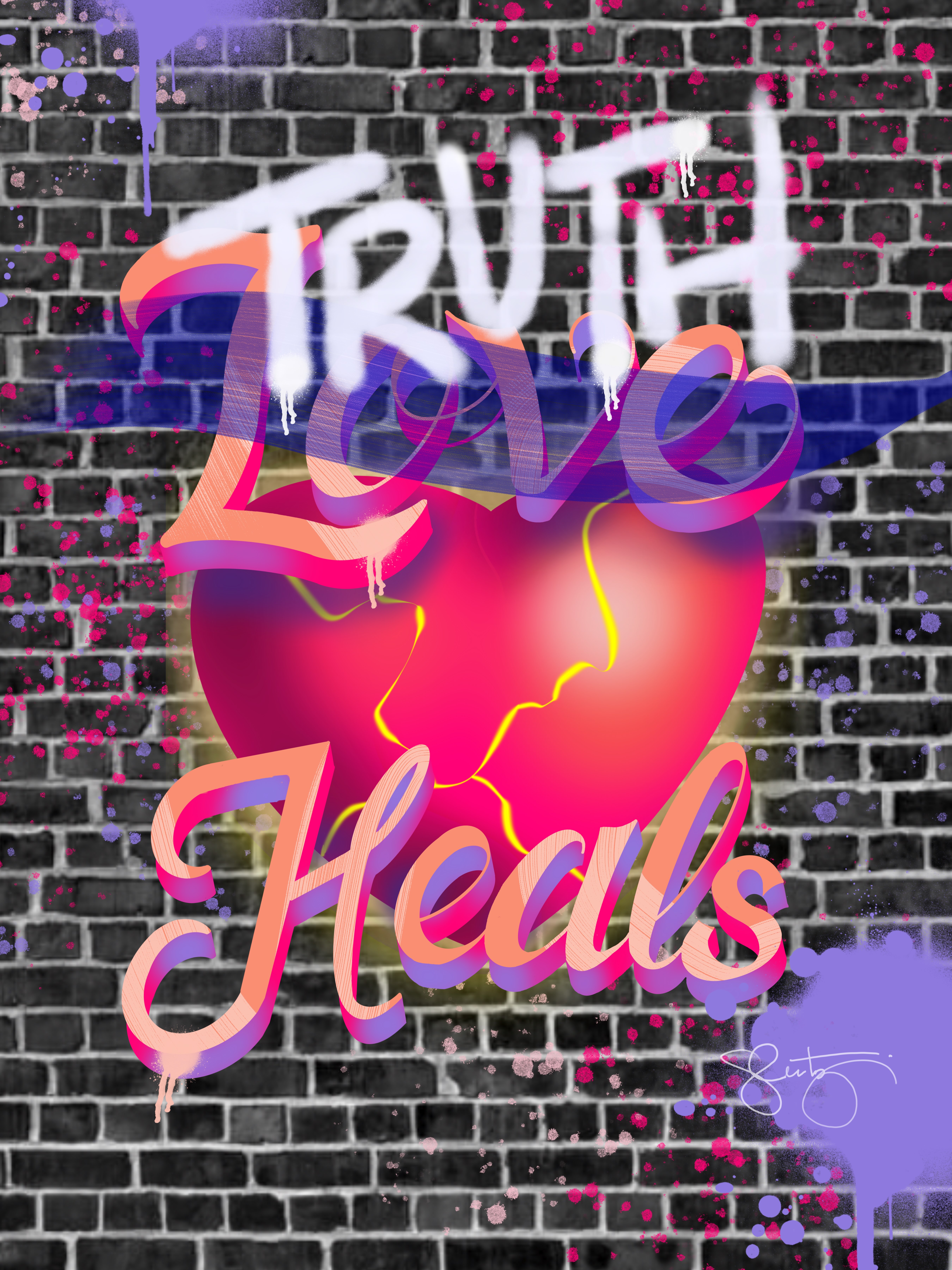 Truth over love heals, creative jam 5.0, Susie Cortez