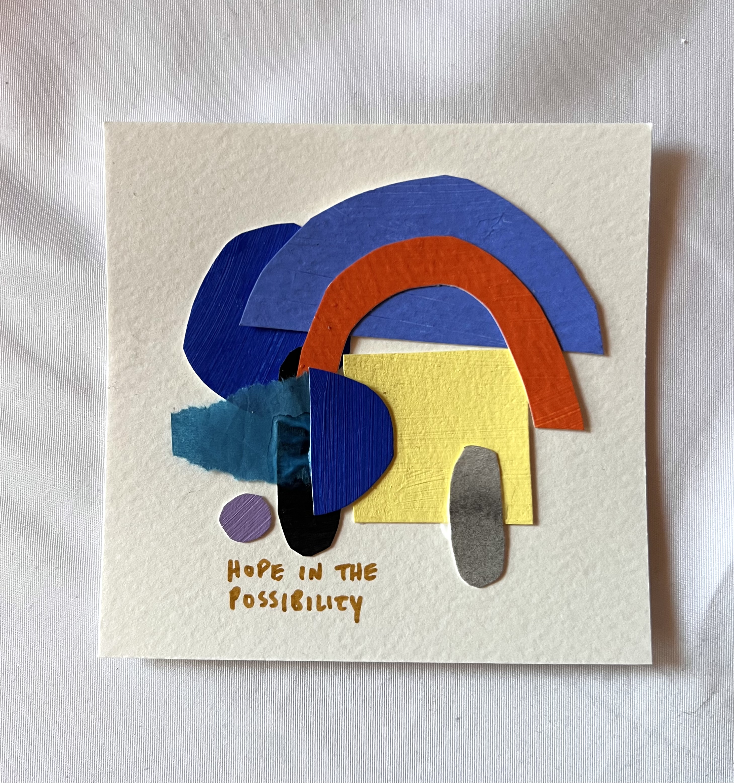 Hope in the possibility, collage, creative jam 5.0, Tiffany Wong