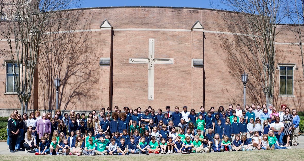 City Academy of Atlanta spirit day school photo with students, teachers, and administrators.