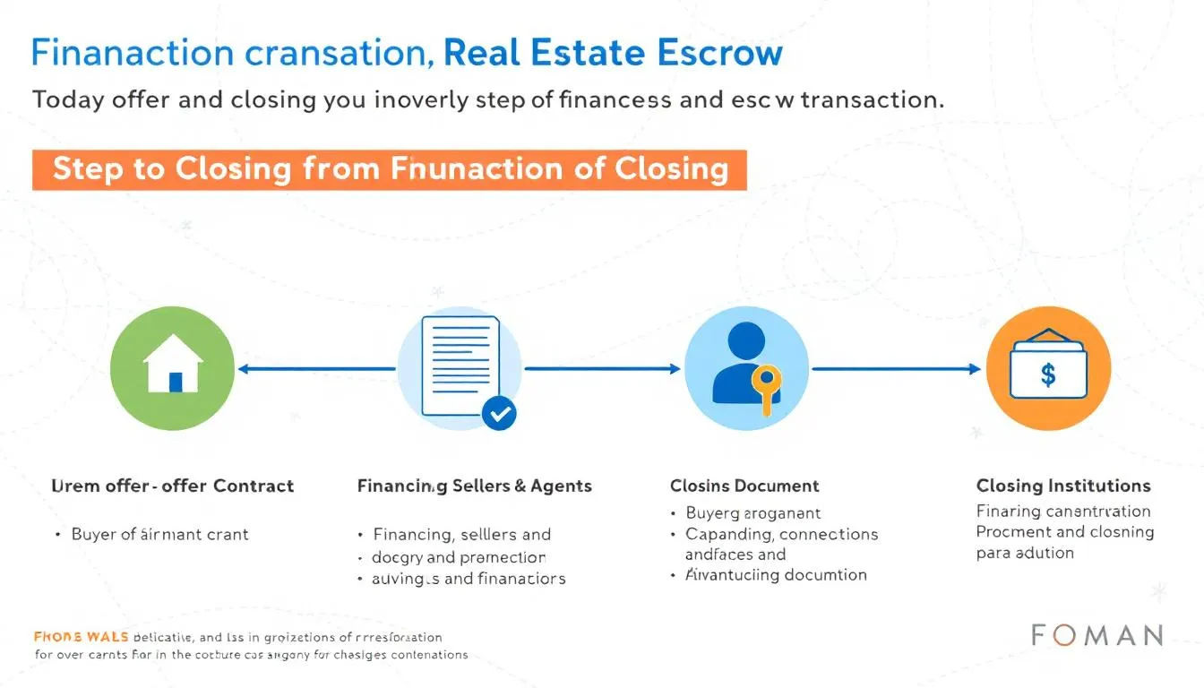 Financing and escrow in real estate transactions.