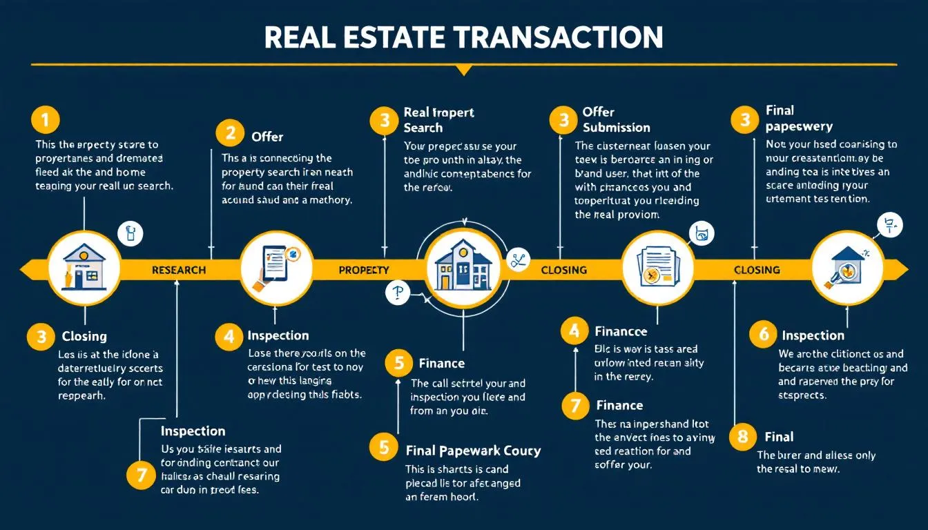 Initial steps in real estate transactions.