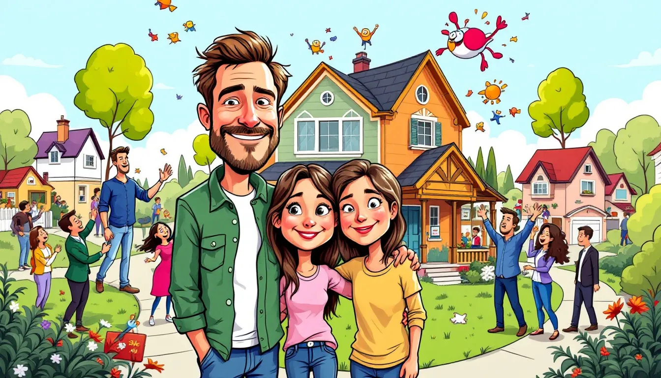 A family considering selling their home to cash buyers.
