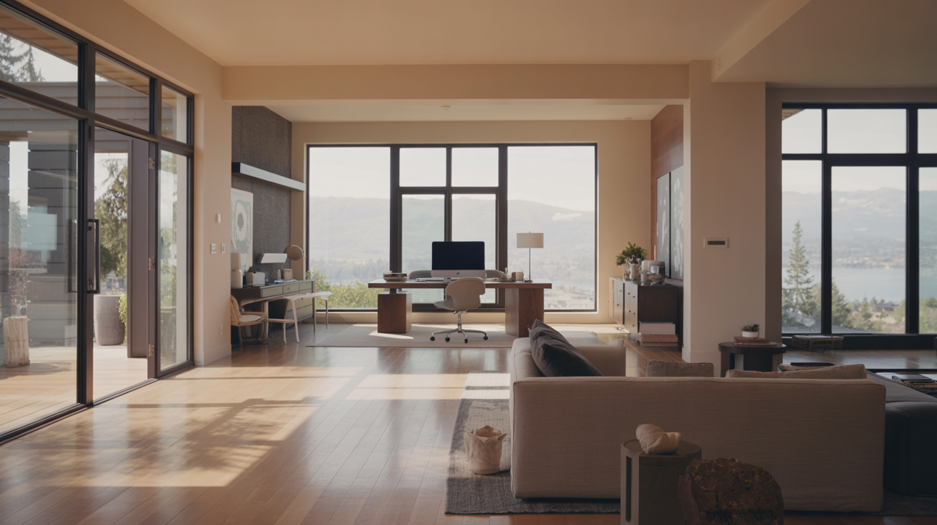 Modern home interior in Greater Seattle area