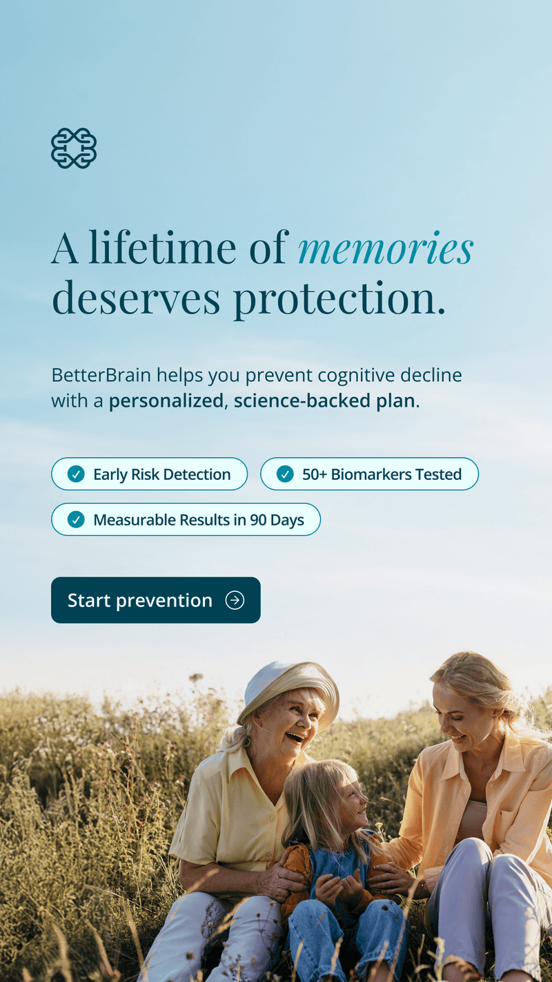 Publicité BetterBrain conçue par Symetrics