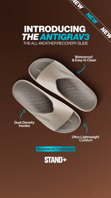 Publicité Stand+ conçue par Symetrics